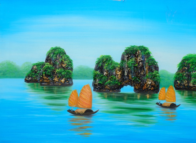 Tranh Sơn Dầu Vịnh Hạ Long